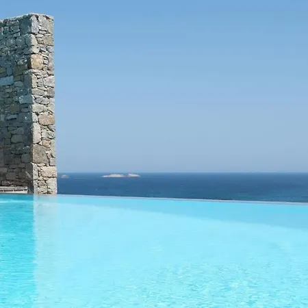 Villa Victoria With Sea View And Two Private Pools Ftelia (Mykonos)