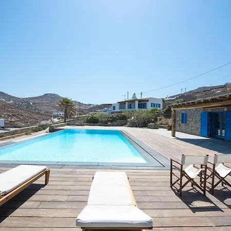 Victoria With Sea View And Two Private Pools Ftelia (Mykonos)