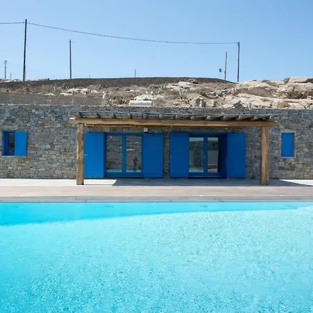 Villa Victoria With Sea View And Two Private Pools Ftelia (Mykonos)