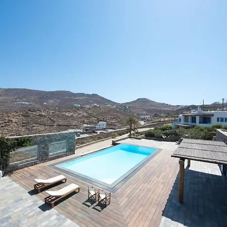Victoria With Sea View And Two Private Pools Ftelia (Mykonos)